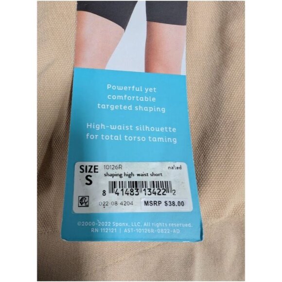 ASSETS by SPANX High-Waist Mid-Thigh Shaper Light Beige Size Small - Picture 5 of 6